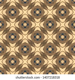 Modern Islamic geometric ornament. Seamless pattern illustration for design for wrapping paper, wallpaper, carpet, and textile.