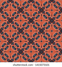 Modern Islamic geometric ornament. Seamless pattern illustration for design for wrapping paper, wallpaper, carpet, and textile