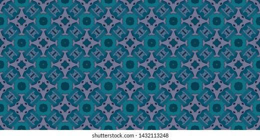 Modern Islamic geometric ornament. Seamless pattern illustration for design wrapping paper, wallpaper, carpet, and textile