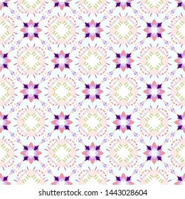 Modern Islamic geometric ornament. Seamless pattern illustration for design wrapping paper, wallpaper, carpet, and textile
