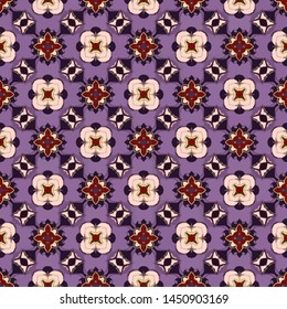 Modern Islamic geometric ornament. Seamless pattern illustration for design wrapping paper, wallpaper, carpet, and textile