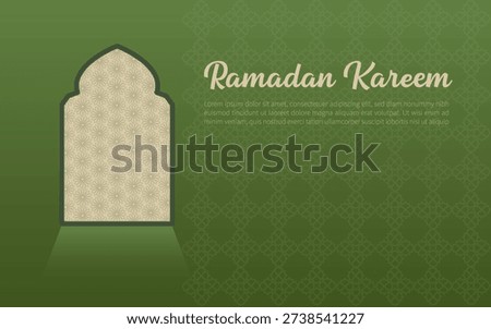 Modern Islamic Geometric Ramadan Background Vector