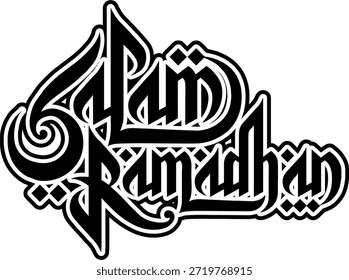 Tipografía islámica moderna con un Ramadh
Un mensaje de saludo. Diseño de letras limpio y elegante adecuado para promociones de Ramadán, saludos de Eid, carteles, Anuncios, redes sociales, tarjetas de felicitación y diseños de eventos islámicos. Formato de Vector totalmente escalable y editable para uso impreso y digital.