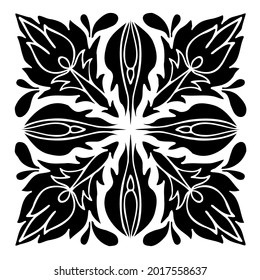 Modernes, isoliertes, geometrisches, abstraktes Illustrationsdesign in Schwarz-Weiß. Kann für den Druck auf Papier, Textilien, Hintergründe, Logos, Tattoos, Einladungen verwendet werden.