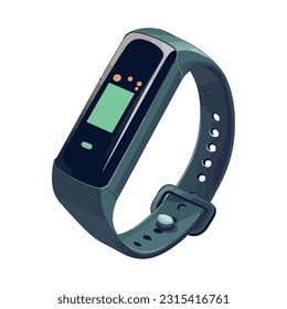 Modern isolated vector illustration of a smartwatch icon isolated