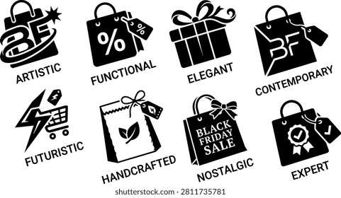 Modern isometric icon depicting a shopping bag with a percentage tag, symbolizing ongoing sales and attractive discount opportunities.