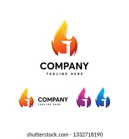 Modern J Aphabet Logo  Template