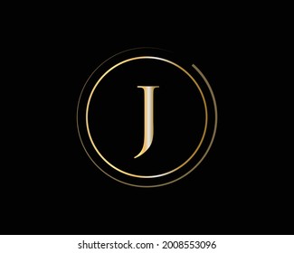 Modern J Logo Design for business and company identity. Creative J letter with luxury concept