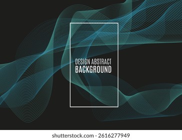 Modern japanese pattern with glitter texture and river wave includes elegant abstract background and geometric ornament in premium wedding set and vector template for ocean theme fabric cover