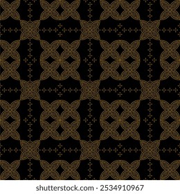 Patrón de batik javanés moderno con colores naturales, fondo de Vector.