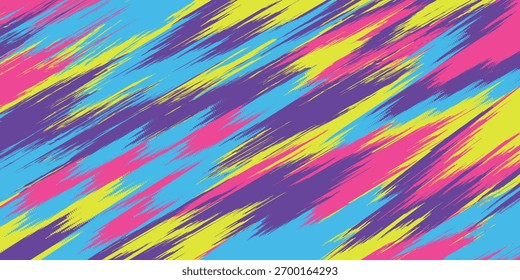 Design de camisa moderno com sublimação de linhas abstratas coloridas, fundo de esportes, torcida, corrida, ciclismo, basquete, netball, evento, equipe, ilustração vetorial. eps 10