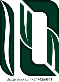 Modern Jersey number 10 and jersey number typography