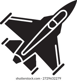 Caça a jato moderno em voo isolado no fundo branco, ilustração