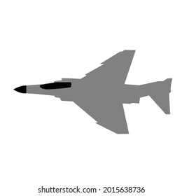 diseño de vectores de silueta de caza a reacción moderna