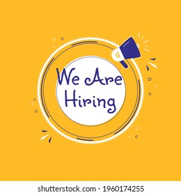 Modern job vacancy square web banner for social media post mobile apps.