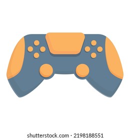 Vector de dibujos animados de iconos de joystick moderno. Juego deportivo. Reproductor en línea