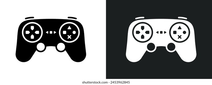 Modern Joystick. Simple icon console game. Isolated graphic illustration joystick icons. Game control icon in vector design
