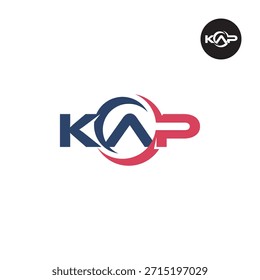 Modernes KAP-Monogramm - Clean 3-Letter-Logo-Vorlage