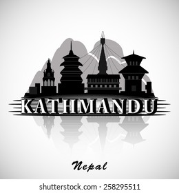 Modern Kathmandu City Skyline Design