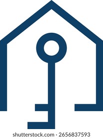 Imagen moderna del logotipo de la casa dominante