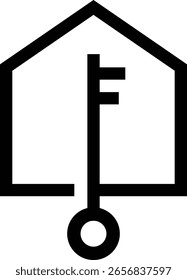 Imagen moderna del logotipo de la casa dominante