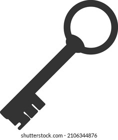 Modern key icon vector isolated, Key symbol 
