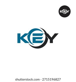 Modern KEY Monogram – Clean 3-Letter Logo Template