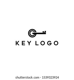 modern key vector logo design ,real estate brokerage concept illustration