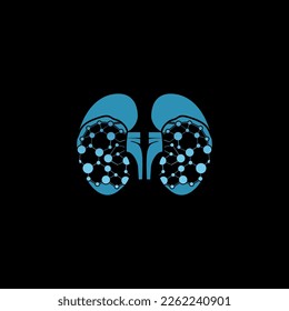 Modern Kidney logo designs concept, Health Kidney logo vector template