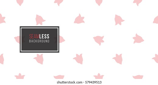 Modern kids soft colored seamless pattern with tulip. Hand drawn graphic with tender cute minimalistic scandinavian cartoon elements isolated on white background