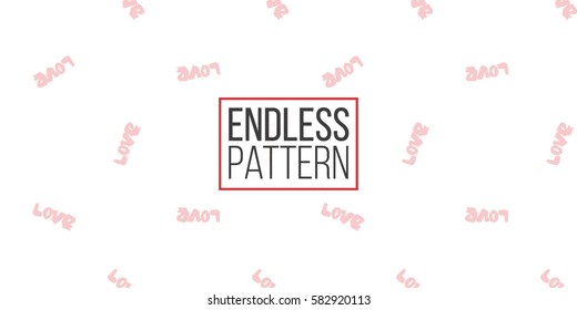 Modern kids soft colored seamless pattern with love. Hand drawn graphic with tender cute minimalistic scandinavian cartoon elements isolated on white background