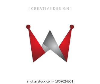 Modern King Crown logo template vector logo design.