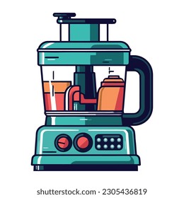 Modern kitchen equipment design isolated
