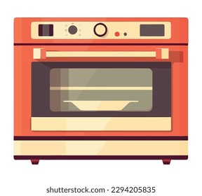 Modern kitchen equipment stove appliance isolated