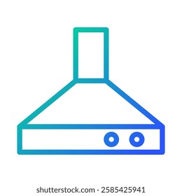 Modern Kitchen Hood Ventilation System Icon