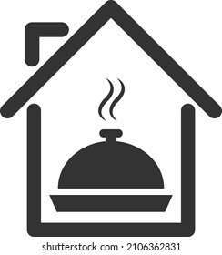 Vector de icono de cocina moderna, vector de símbolo de cocina 