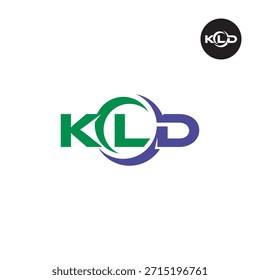 Modern KLD Monogram – Clean 3-Letter Logo Template