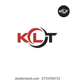 Modern KLT Monogram – Clean 3-Letter Logo Template