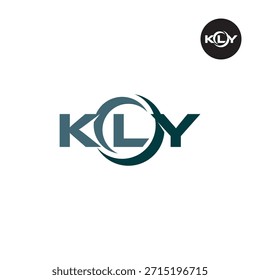 Modern KLY Monogram – Clean 3-Letter Logo Template