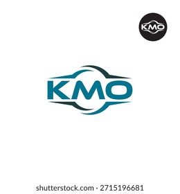 Modernes KMO-Monogramm - Clean 3-Letter-Logo-Vorlage