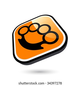 modern knuckleduster sign