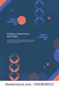 A Modern Korean Geometry Pattern Background