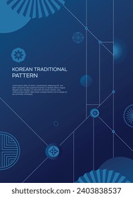 A Modern Korean Geometry Pattern Background