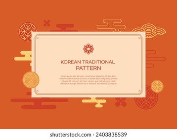 A Modern Korean Geometry Pattern Background