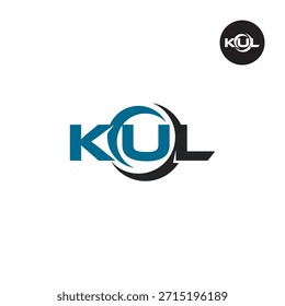Modern KUL Monogram – Clean 3-Letter Logo Template