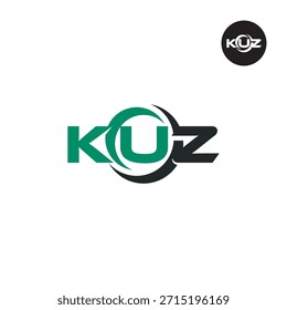 Modern KUZ Monogram – Clean 3-Letter Logo Template