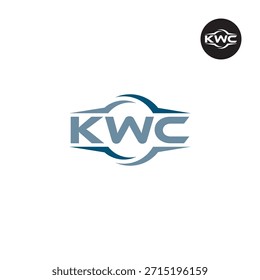 Modern KWC Monogram – Clean 3-Letter Logo Template