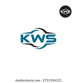Modern KWS Monogram – Clean 3-Letter Logo Template