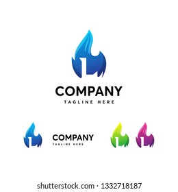 Modern L Aphabet Logo  Template
