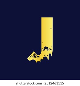 Logotipo moderno da letra L com silhueta da cidade